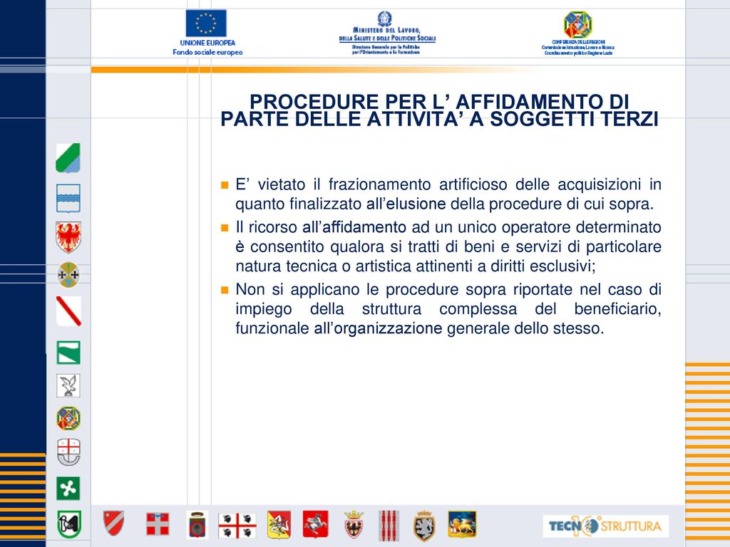 Vademecum Per Lammissibilit Della Spesa Al Fse Po Ppt Scaricare